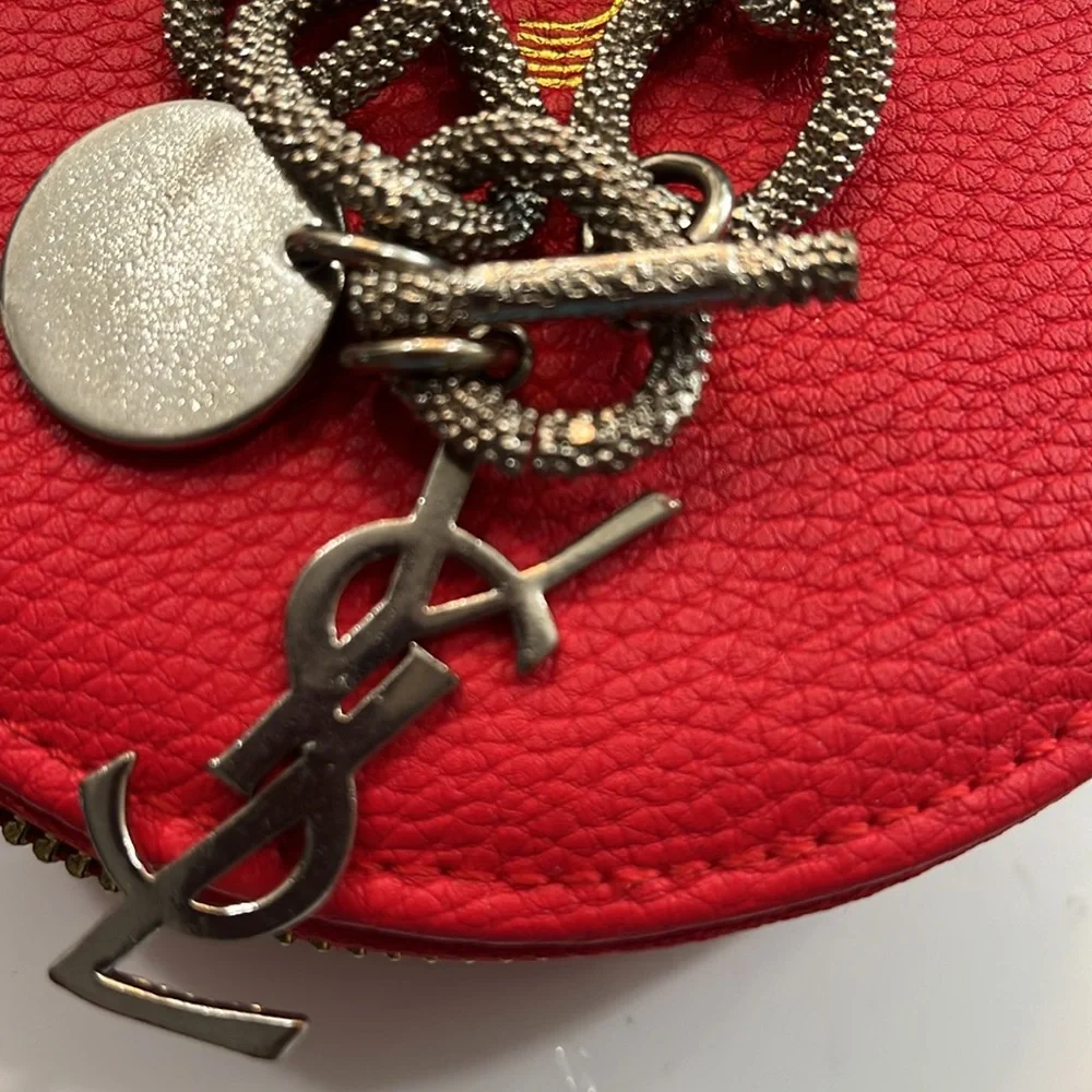 VINTAGE YVES SAINT LAURENT LINKED SIGNATURE BRACELET STAMPED - Picture 3 of 4